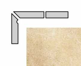 Interbau Плинтус ступени 044 Allgau левый 31x7.3