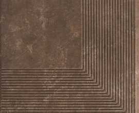 Paradyz Ilario Brown Ступень угловая MAT 30х30