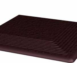 Paradyz Natural Brown Duro ступень угловая структурированная 30х30