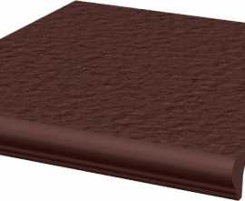 Ступень Paradyz Natural Brown Duro Cтупень простая с носиком структурированная 30x33