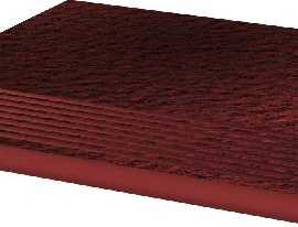 Paradyz Cloud Rosa Duro ступень простая структурированная 30х30