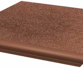 Paradyz Taurus Brown ступень угловая с носиком структурированная 33x33