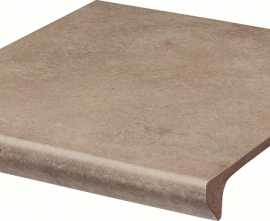 Paradyz Viano Beige Ступень простая с капиносом MAT 30х33