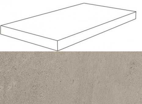 Ступень Атлас Конкорд Россия 620070001131 Silver Grey Scalino Angolare DX 33x60