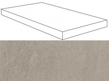 Ступень Атлас Конкорд Россия 620070001126 Silver Grey Scalino Angolare SX Lap 33x60