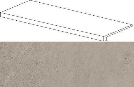 Ступень Атлас Конкорд Россия 620070001081 Silver Grey Scalino Frontale Lap 33x120