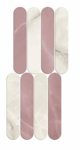 Мозаика Атлас Конкорд Россия 620110000163 Symphonyx Crystal - Rose Mosaic Ellipse Lap 56x23,5