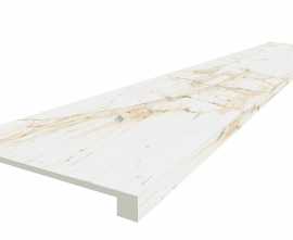 Ступень Coliseumgres 620070002817 Canova White Scalino 120 Front 33x120