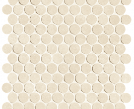 Мозаика FAP Ceramiche fTAT Still Beige Round Mosaico Matt 29,5x32,5