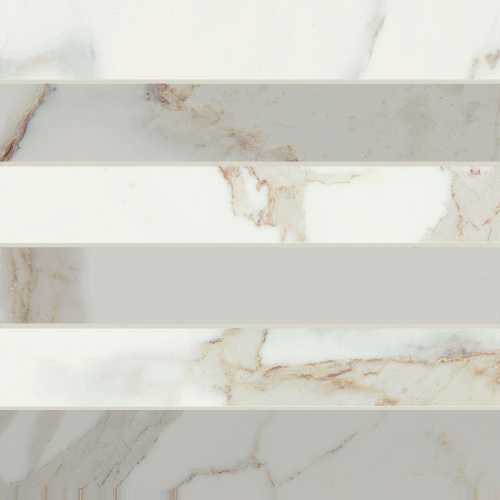 Декор Cerim 754815 Pure Marble 02 Mosaico 3D Nat 5x30 30x30