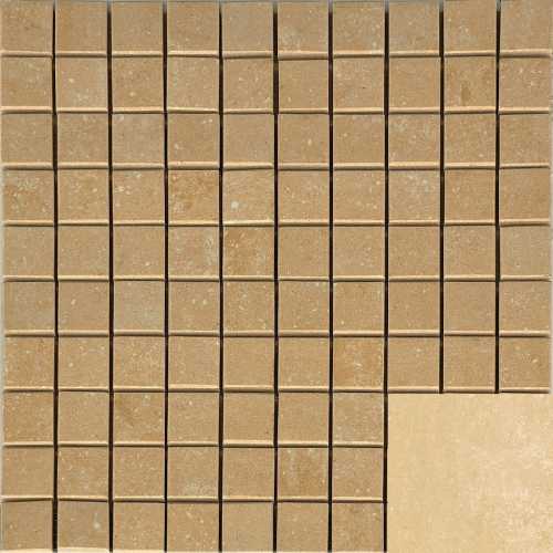 Декор Casalgrande Padana Marte Levigato Crema Marfil Mosaico Su Rete 2.5x2.5 30x30