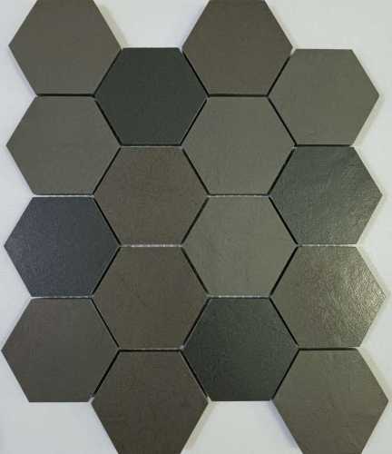 Декор Casalgrande Padana Mosaico Resina Black + Havana + Tobacco чип 72х82