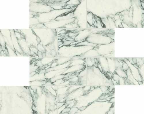 Декор Casa Dolce Casa 756819 Stones 2.0 Arabescato White Mat Muretto 6mm 7,5x15 30x30