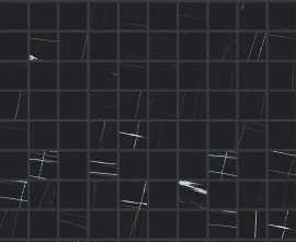 Декор Casa Dolce Casa 752802 Stones 2.0 Sahara Noir Glossy Mosaico 3x3 30x30