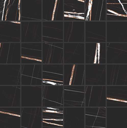 Декор Casa Dolce Casa 756685 Stones 2.0 Sahara Noir Mat Mosaico 5x5 30x30