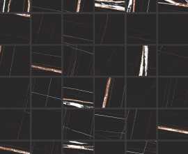 Декор Casa Dolce Casa 756685 Stones 2.0 Sahara Noir Mat Mosaico 5x5 30x30