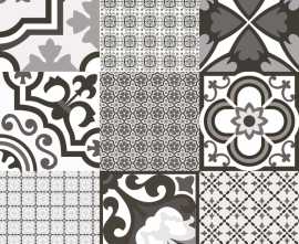 Декор El Molino Logos Negro Satin 58x58