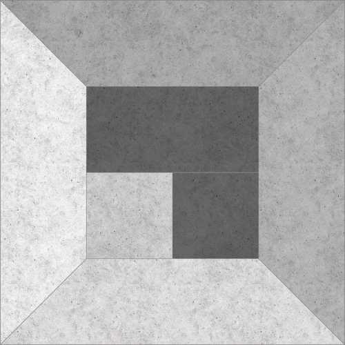 Декор ProGRES Ceramica 737496 Beton Grey Deco Серый 45x45