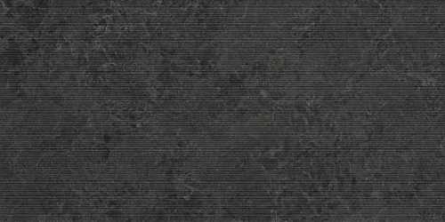 Керамогранит Ceramiche Piemme 05602 Limestone Belgium Black Ribbed Nat Ret 60x120