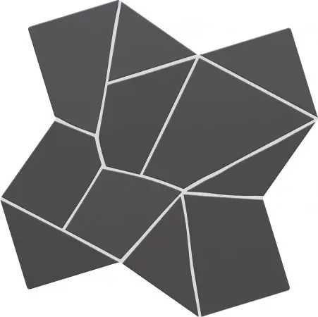 Керамогранит Wow 134263 Trencadis Gaudi Basalt 25,5x25,5