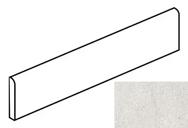 Kerranova K-2080/MR/p01 Плинтус Gradient Белый 76x1200x10