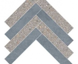 Декор Cerim 772838 Match Up Decoro Zig Zag Earl Grey-Blueberry Comfort 48.08x48.64