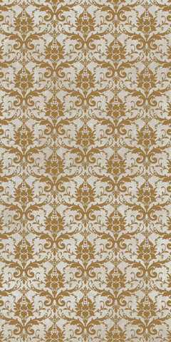 Декор Cedit 752617 Tesori Decoro Broccato Bianco Oro 6mm 120x240