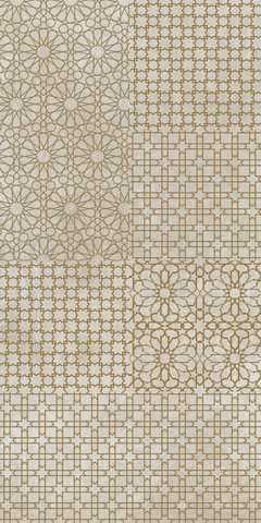 Декор Cedit 752609 Tesori Decoro Monile Bianco Oro 6mm 120x240