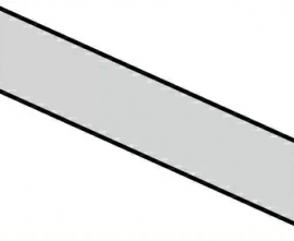 Плинтус Cedit 761963 Rilievi Nebbia Battiscopa 6mm 4,6x60