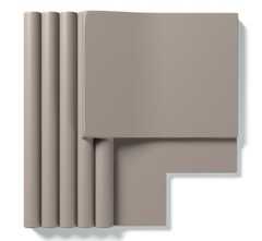 Декор Cedit 760370 Rilievi 03 Tortora 50mm 36x36