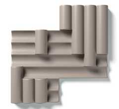 Декор Cedit 760356 Rilievi 01 Tortora 50mm 36x35