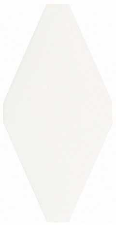 Плитка Petracers C RB BIANCO Rombo Bombato 10x20