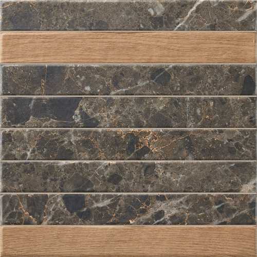 Плитка La Platera Capri Brick Black Mix 35x35
