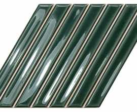 Плитка Wow 135025 Spike Bars B Royal Green Gloss 15x25,9