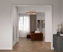 Керамогранит Wood Lux Walnut Chevron M Laparet