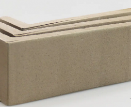 Клинкерная плитка Terramatic Plato Grey угловая AK 8109 (Y) 185x60x71x14