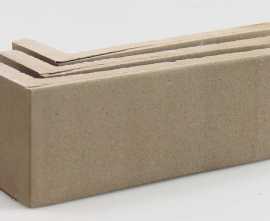 Клинкерная плитка Terramatic Plato Grey угловая 8101 (Y) 185x60x71x14