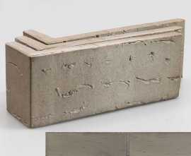 Клинкерная плитка Terramatic Koro Grey угловая 8201 (Y) 185x60x71x14