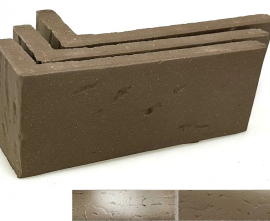 Клинкерная плитка Terramatic Moon Brown угловая AC 2404 (Y) 185x60x71x14