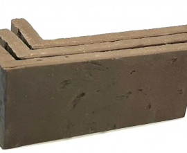 Клинкерная плитка Terramatic Moon Brown угловая АА 2402 (Y) 185x60x71x14