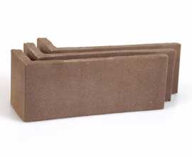 Клинкерная плитка Terramatic Plato Brown угловая AK 2109 (Y) 185x60x71x14