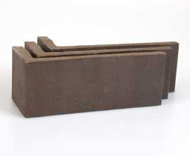 Клинкерная плитка Terramatic Plato Brown угловая AA 2102 (Y) 185x60x71x14