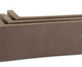 Клинкерная плитка Terramatic Plato Brown угловая AC 2104 (Y) 185x60x71x14
