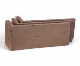 Клинкерная плитка Terramatic Koro Brown угловая AK 2209 (Y) 185x60x71x14