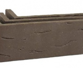 Клинкерная плитка Terramatic Koro Brown угловая AC 2204 (Y) 185x60x71x14
