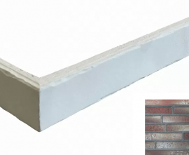 Клинкерная плитка Terramatic Forta Bordo Riegel 4304 R (Y) угловая 400x40x14