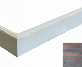 Клинкерная плитка Terramatic Forta Bordo Riegel 4302 R (Y) угловая 400x40x14