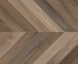 Керамогранит Laparet Wood Latina Brown Chevron M коричневый матовый карвинг 60х120