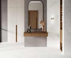 Керамогранит Laparet Calacatta Michael белый лаппатированный шайн 60х120