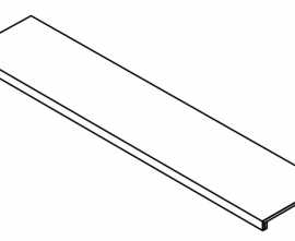 Ступень Атлас Конкорд Россия 620070002867 Forte dei Marmi Rock Venaria Grey Scalino Frontale 33x160